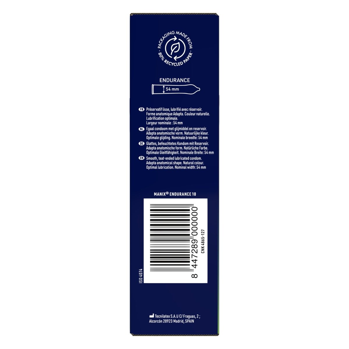 Manix Endurance - manixshopfr - Préservatifs