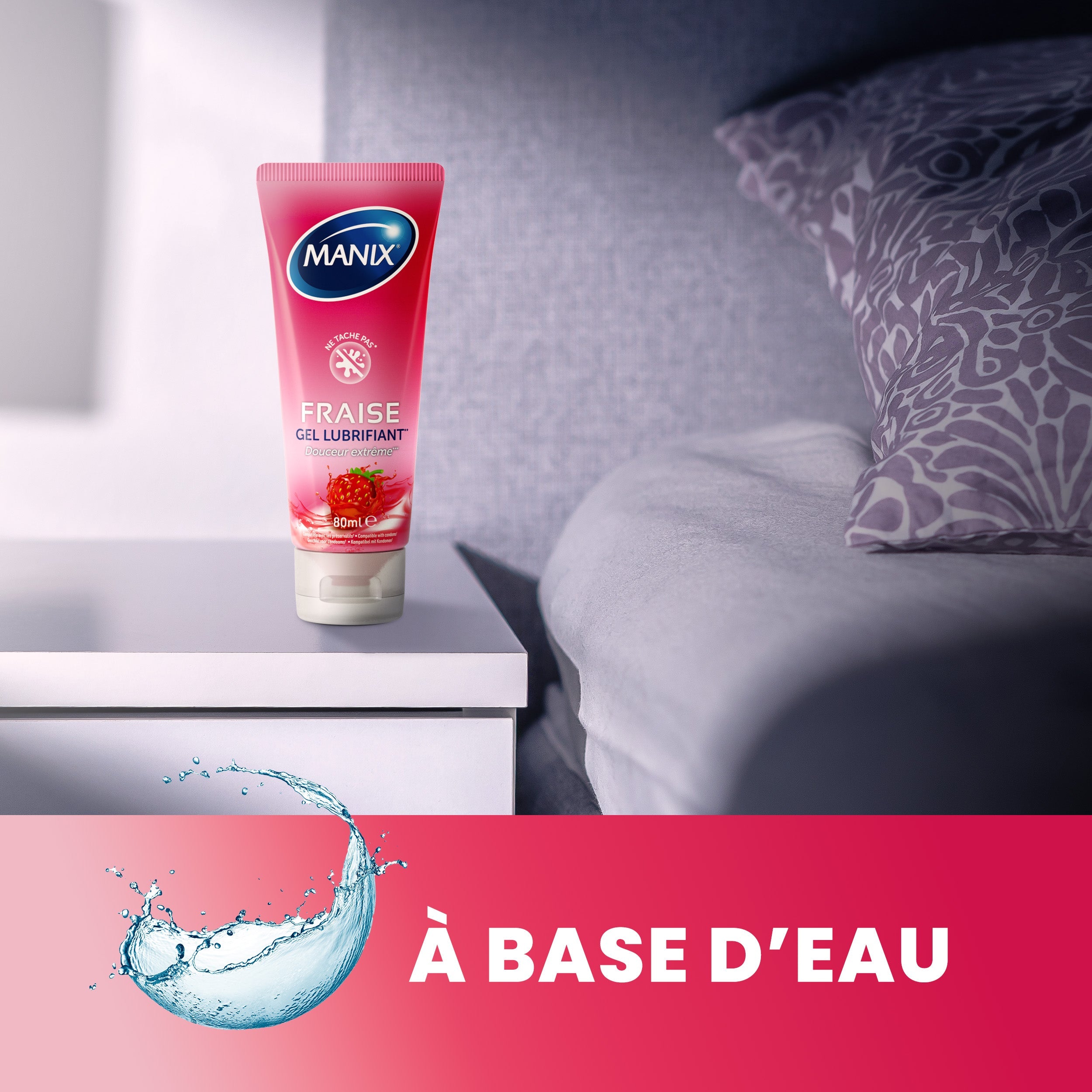 Manix Fraise - manixshopfr - Lubrifiants