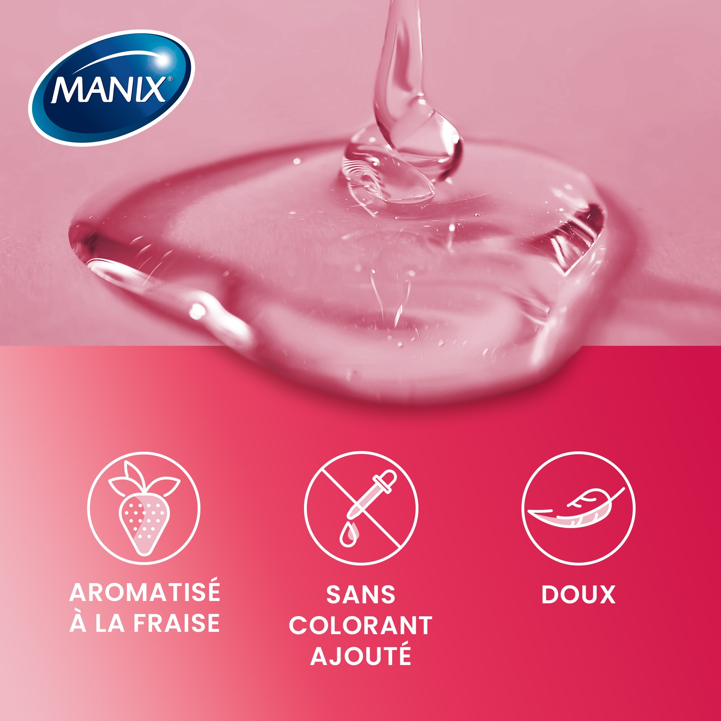 Manix Fraise - manixshopfr - Lubrifiants