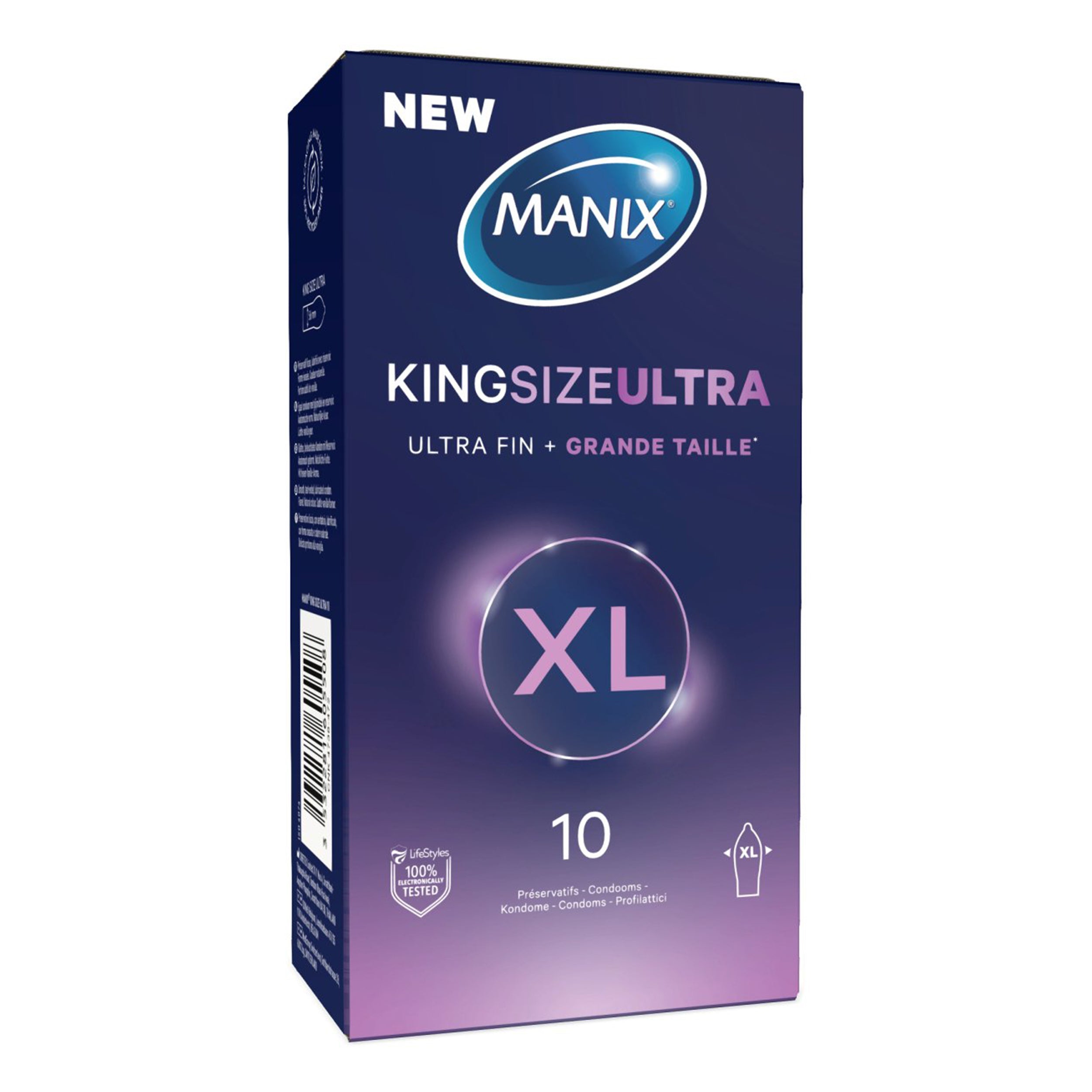 Manix King Size Ultra - manixshopfr - Préservatifs
