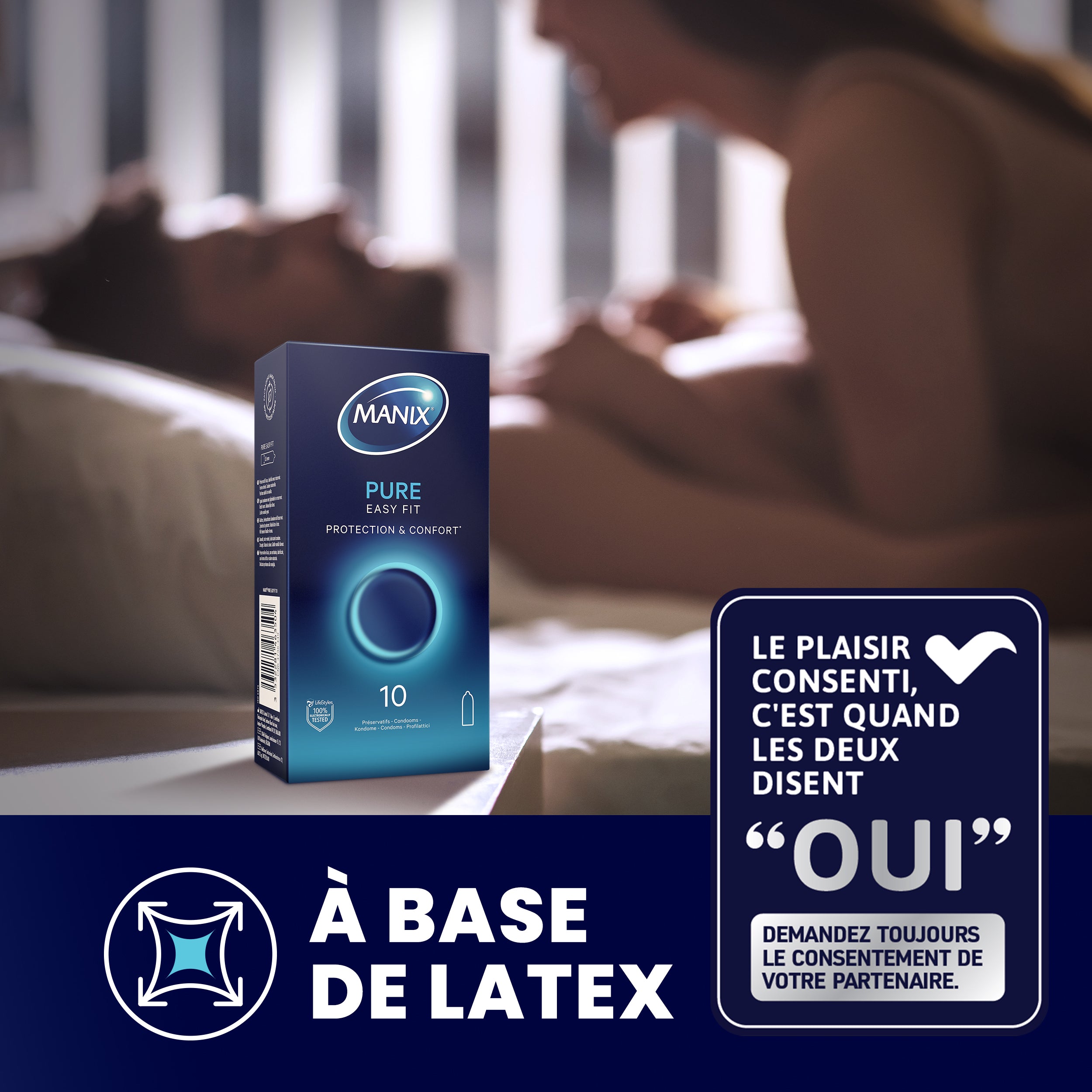 Manix Pure Easy Fit - manixshopfr - Préservatifs