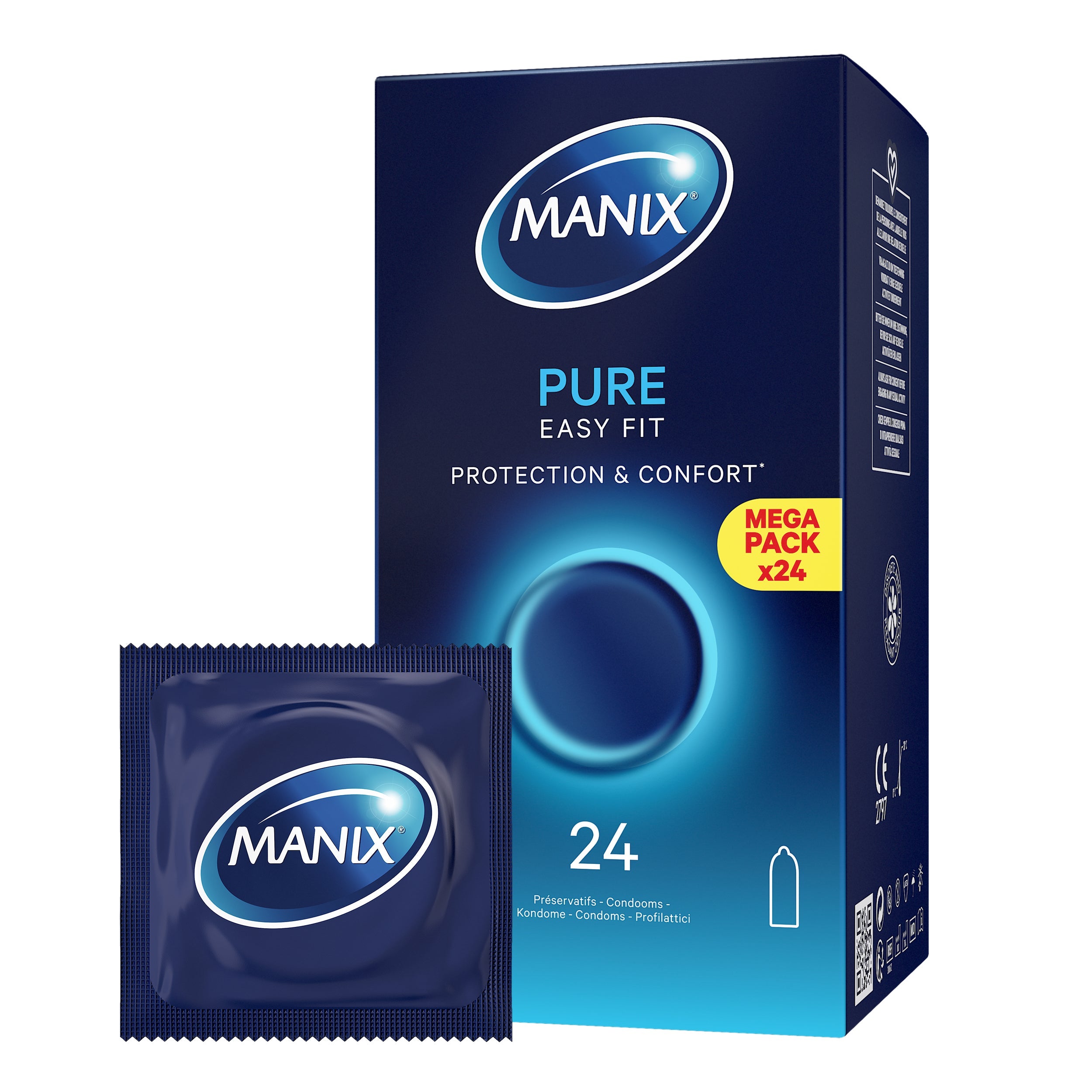 Manix Pure Easy Fit - manixshopfr - Préservatifs