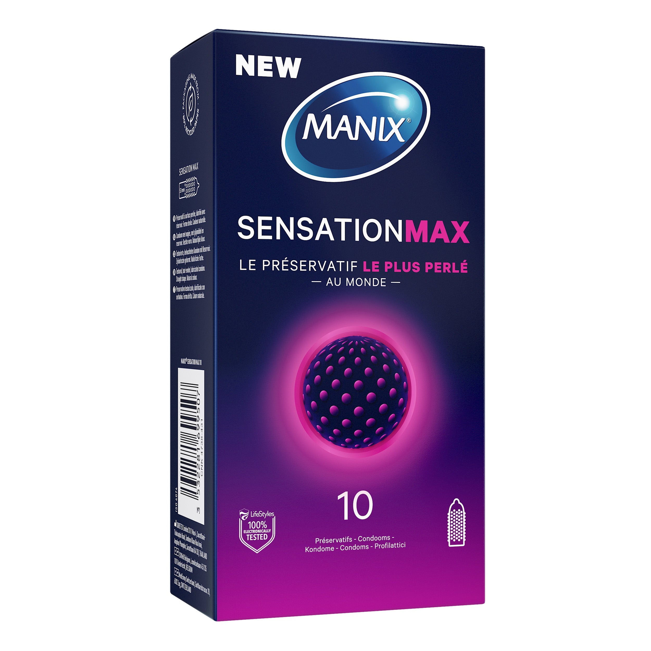 Manix Sensation Max - manixshopfr - Préservatifs
