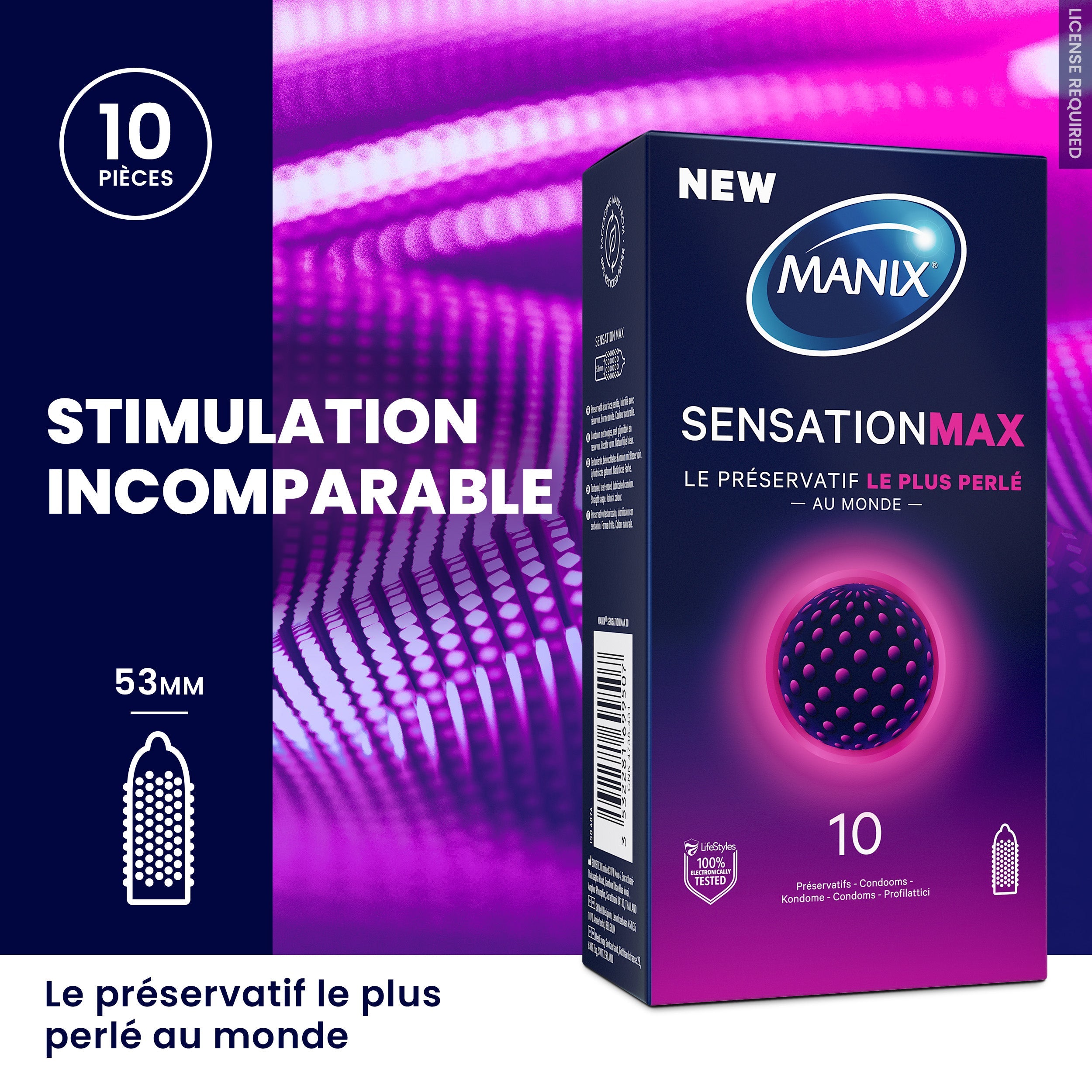 Manix Sensation Max - manixshopfr - Préservatifs