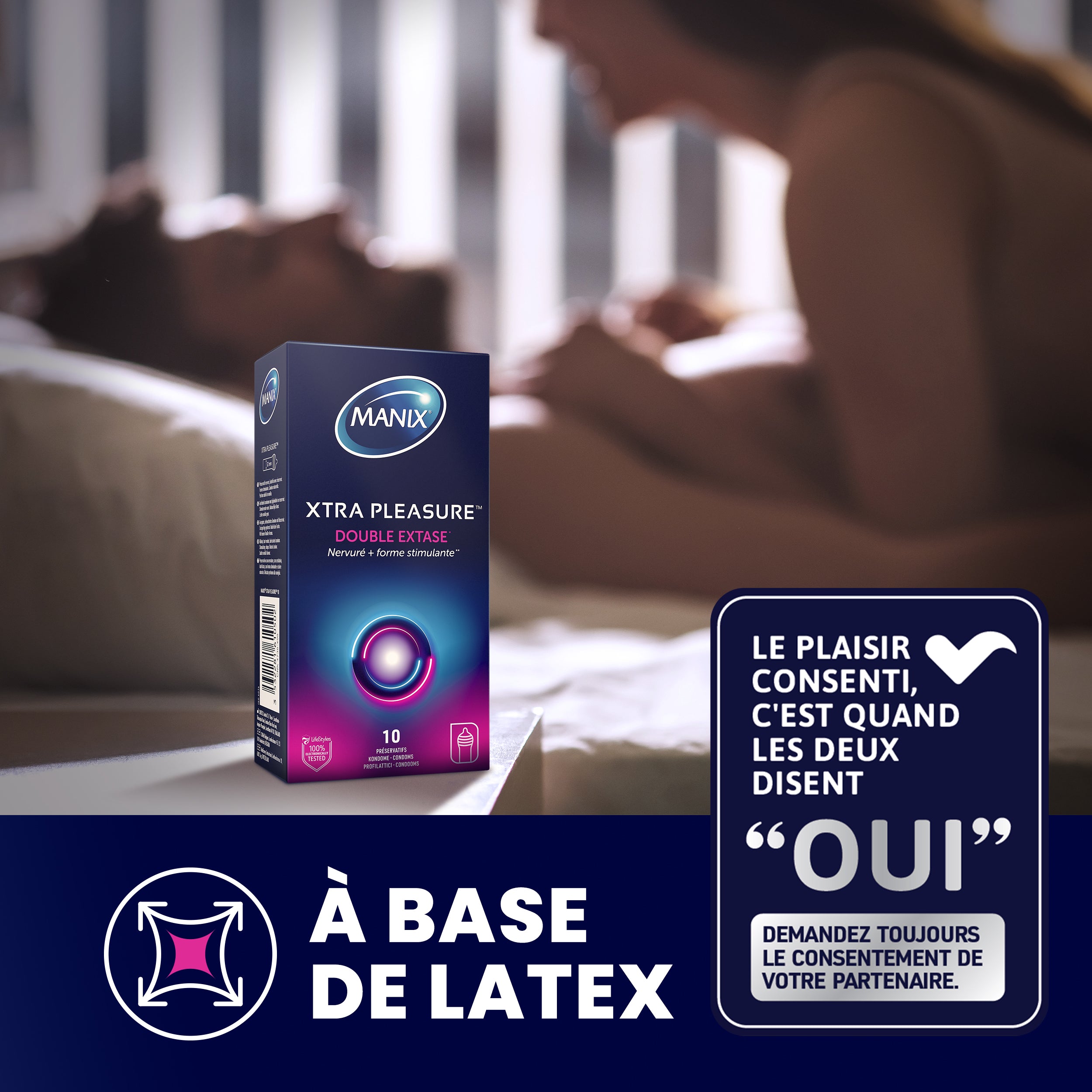 Manix Xtra Pleasure Double Extase - manixshopfr - Préservatifs