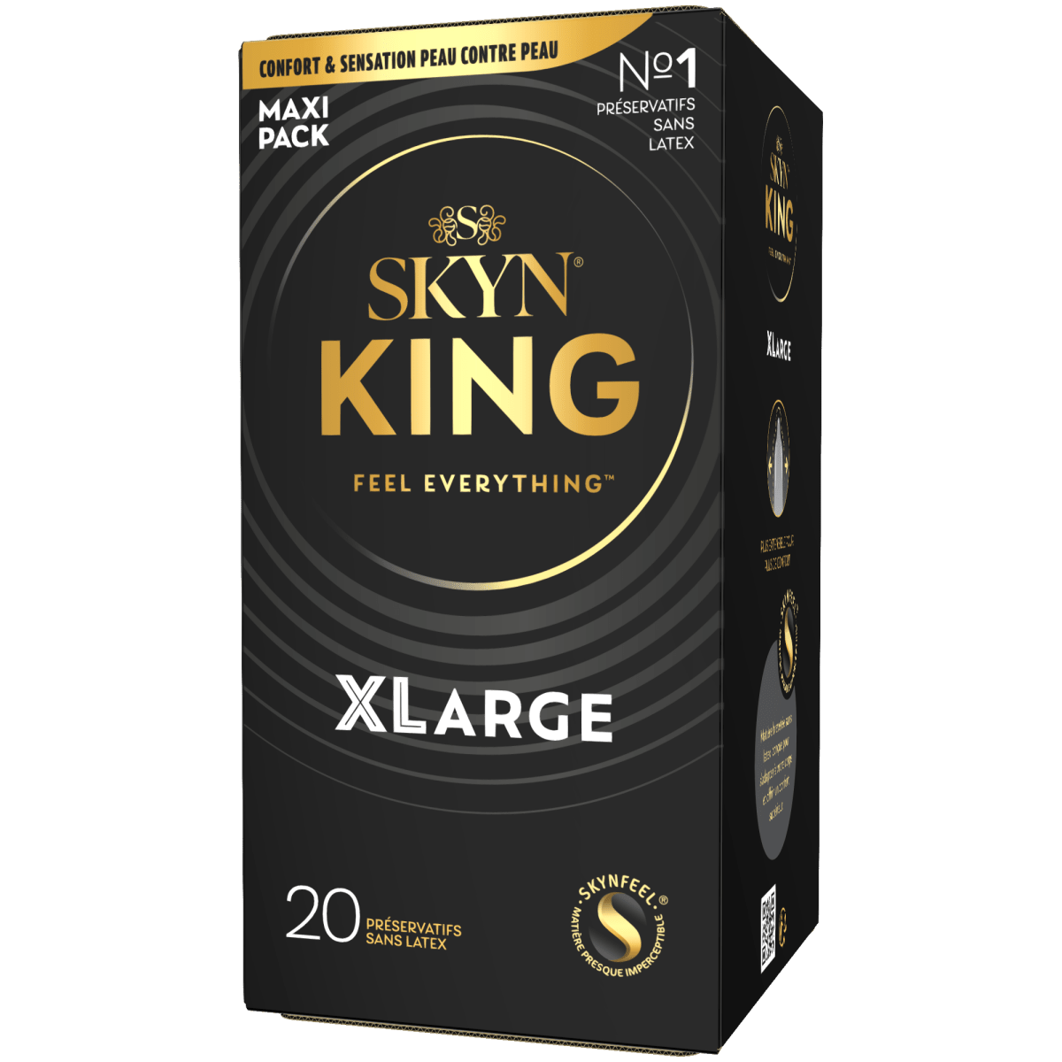 SKYN KING XLarge - Grande Taille - ManixShop - Préservatif sans latex grande taille