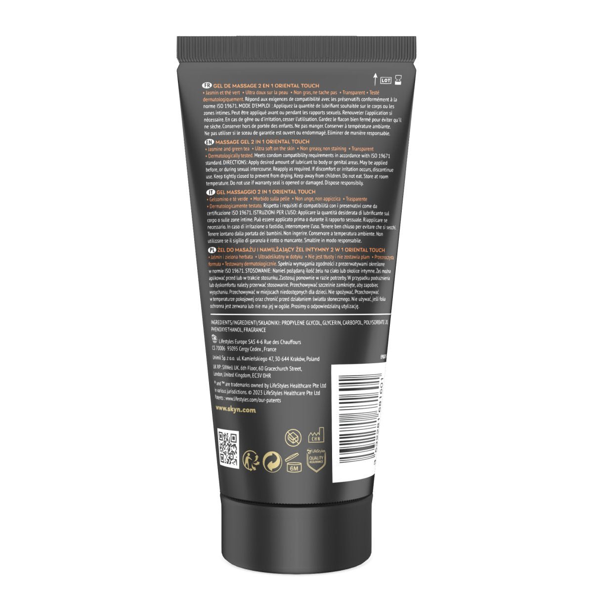 SKYN® Massage Oriental Touch - manixshopfr - Gel de massage, lubrifiant 200ml