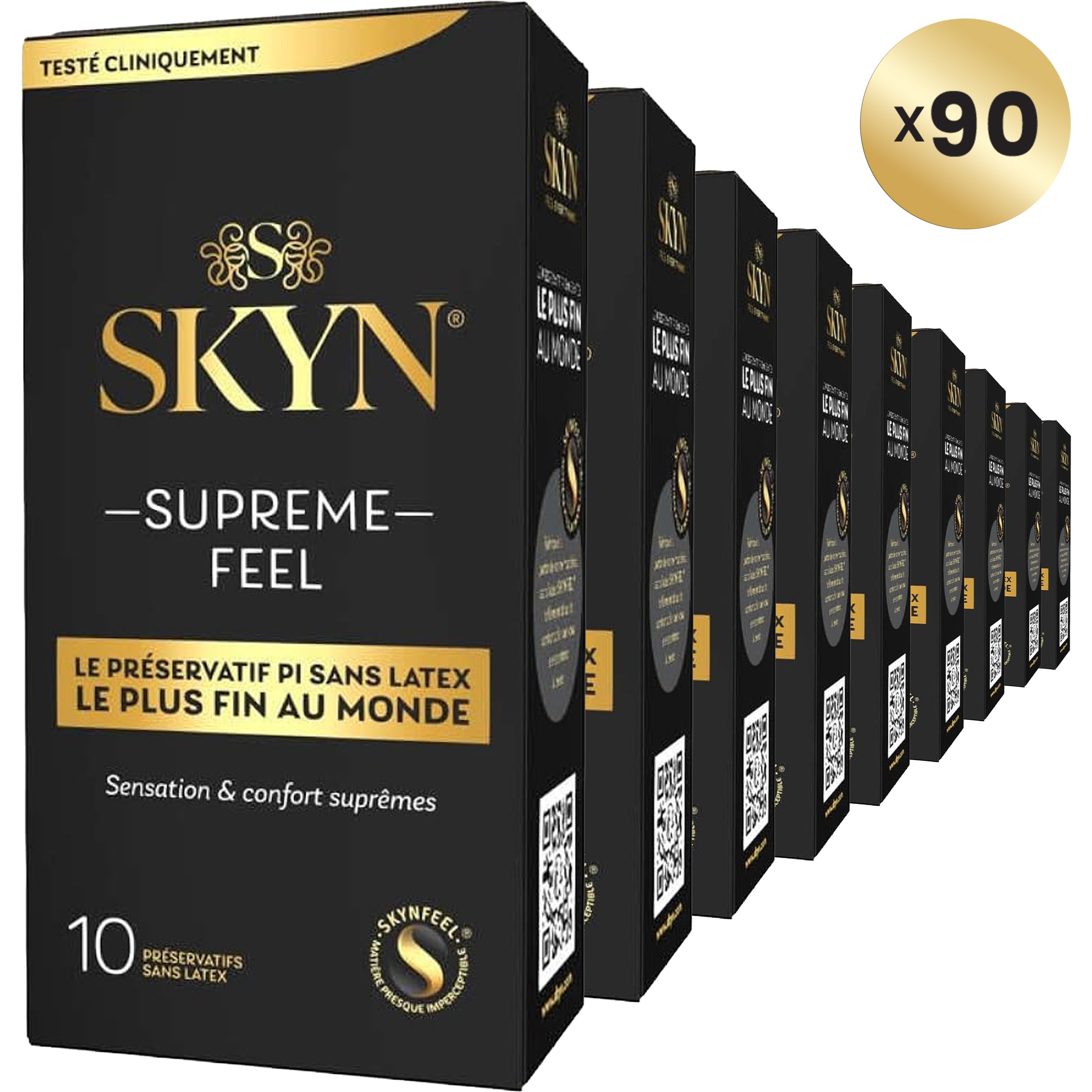 SKYN Supreme Feel Pack 90 Sans Latex