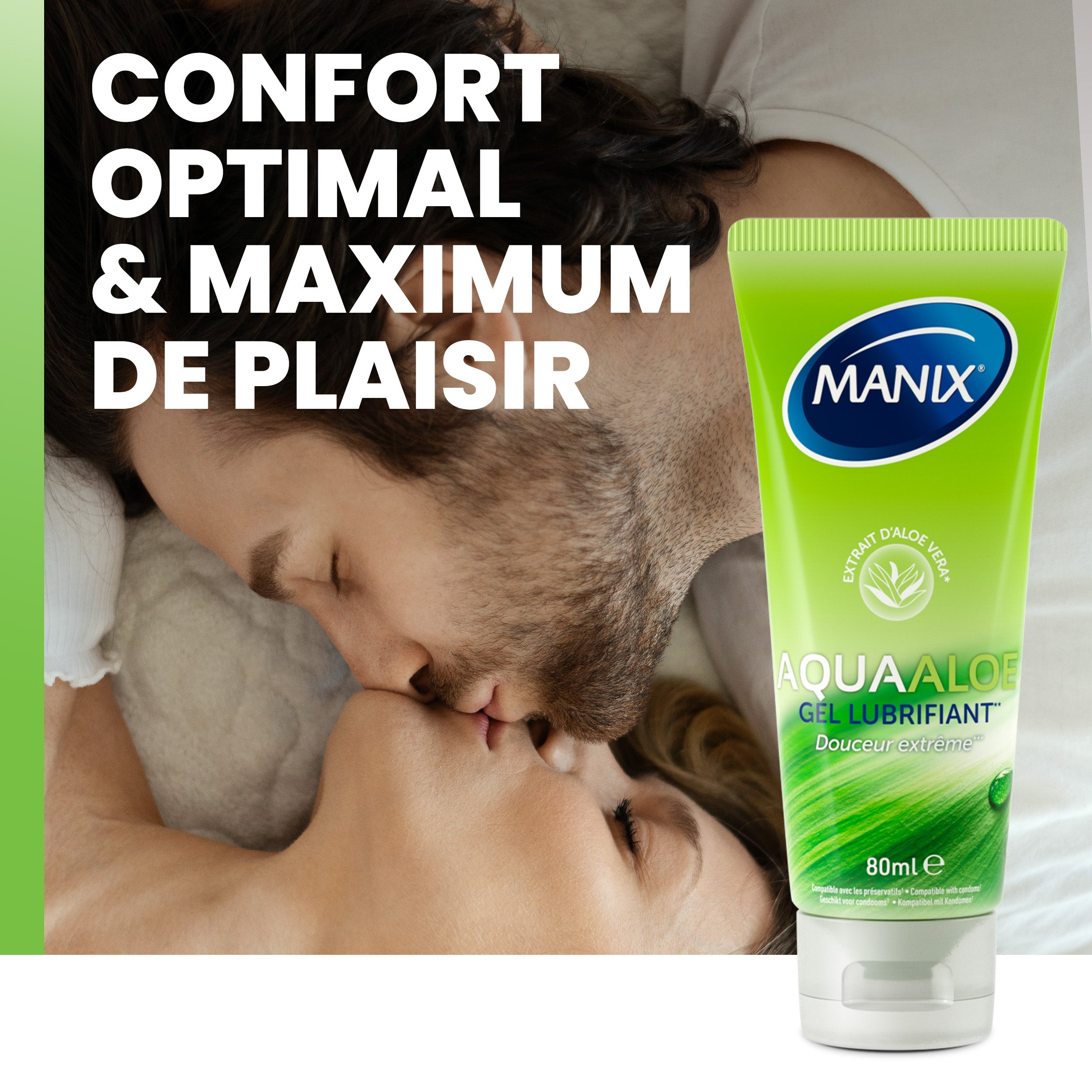 Manix AquaAloe - manixshopfr - Lubrifiants à base d'eau, aloe vera 80 ml