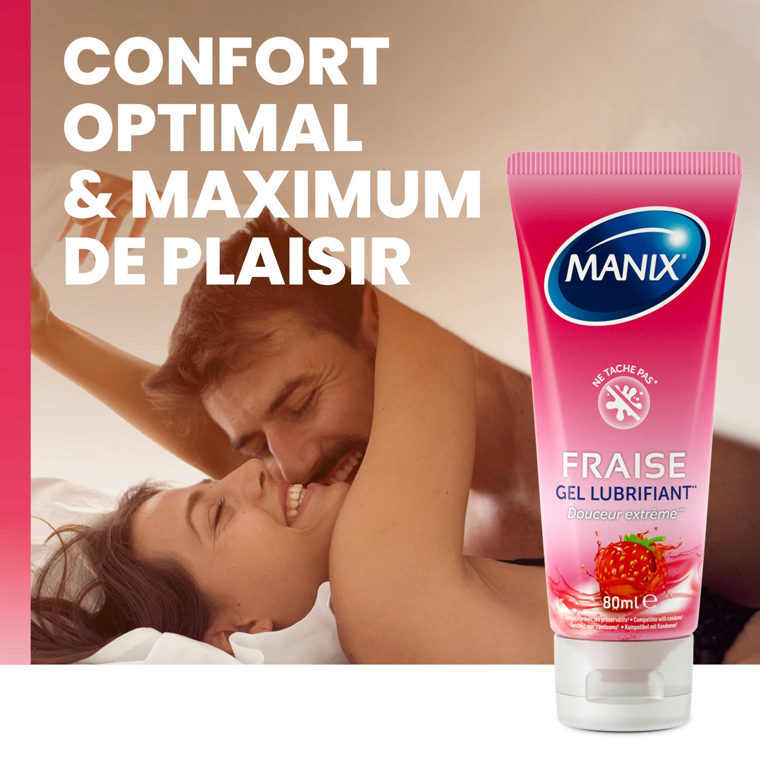 Manix Fraise - manixshopfr - Lubrifiants