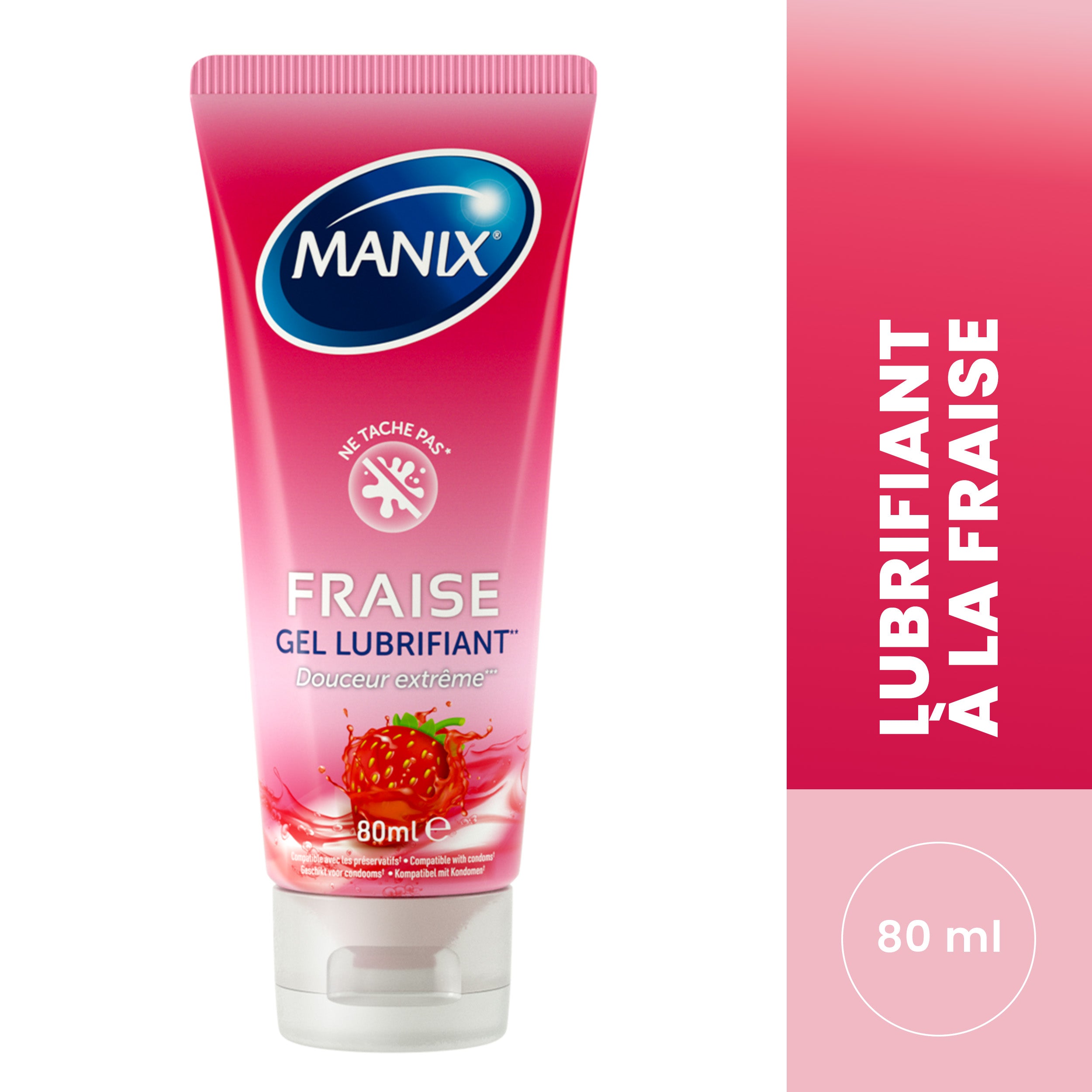 Manix Fraise - manixshopfr - Lubrifiants