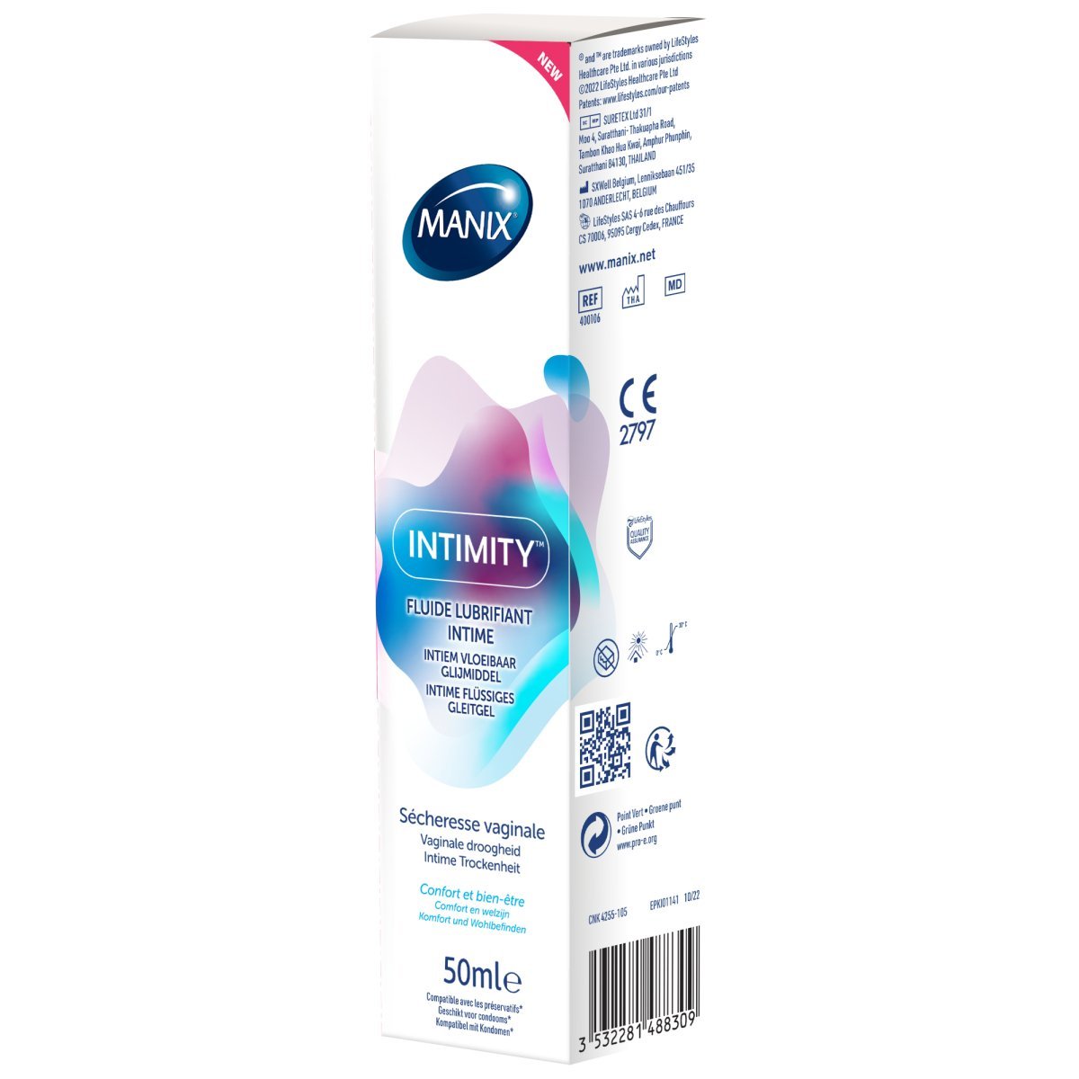 Manix Intimity - manixshopfr - Lubrifiants
