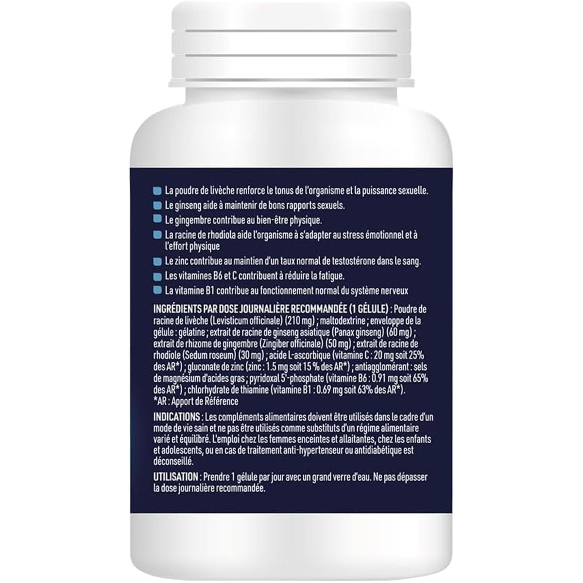 Manix Long boost Endurance Sexuelle, 30 gélules - manixshopfr - Compléments alimentaires