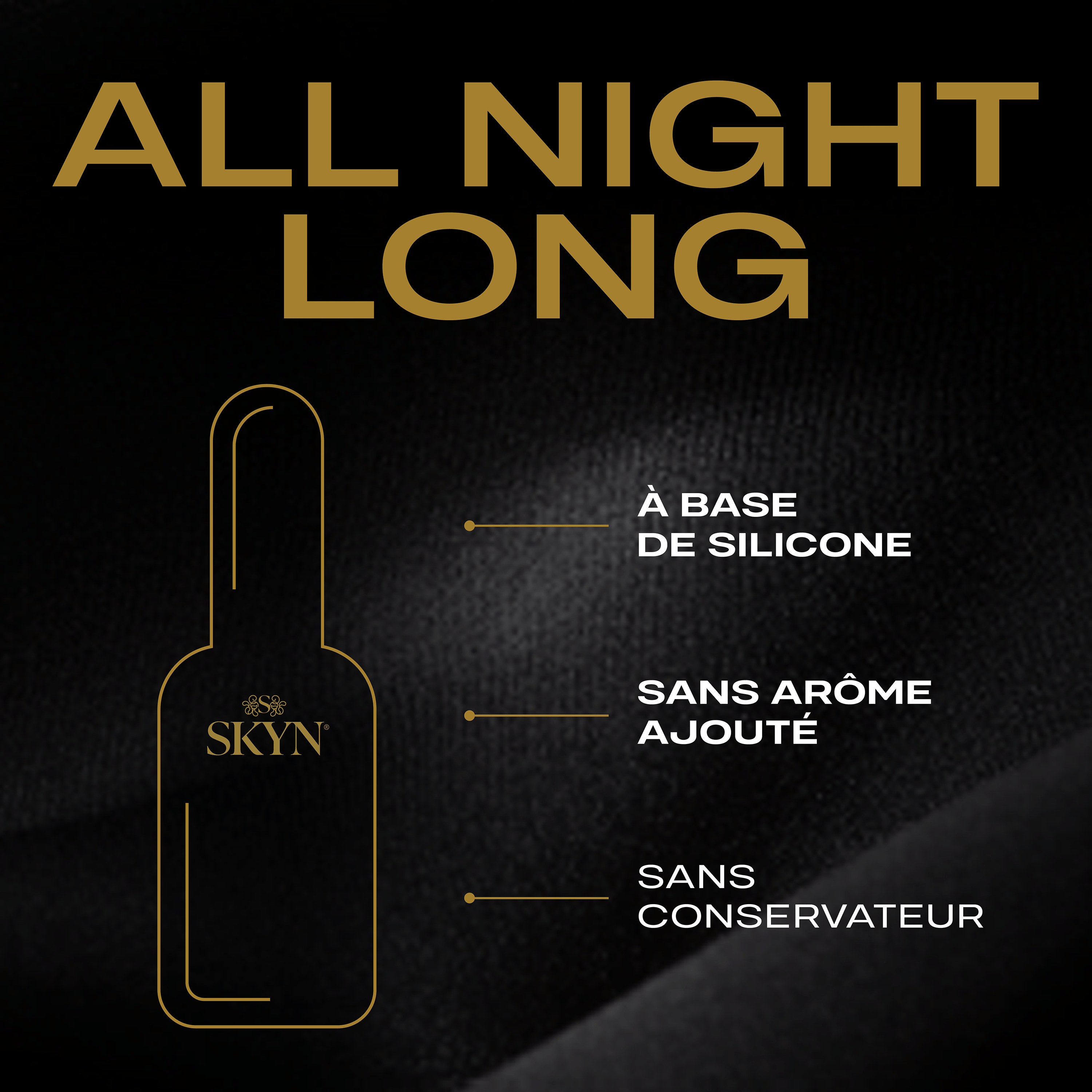 SKYN® All Night Long - manixshopfr - Lubrifiants à base de silicone, transparent, 80 ml, longue durée,