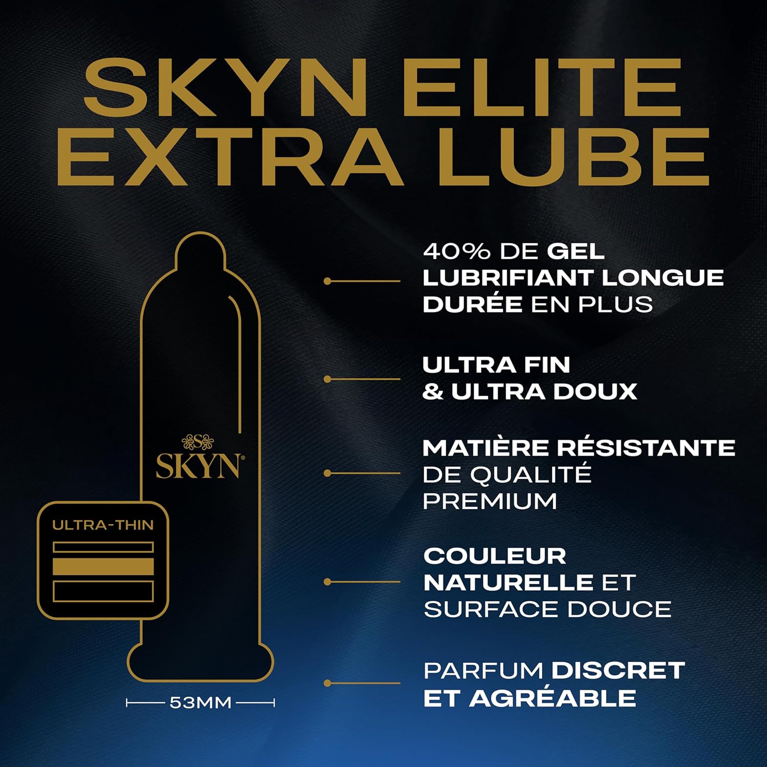 SKYN® Elite Extra Lubrifié - manixshopfr - Préservatifs