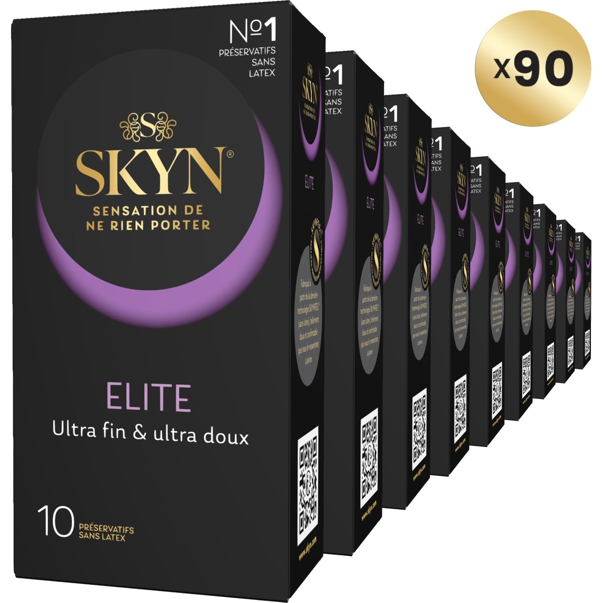 SKYN Elite Pack 90 Sans Latex - ManixShop - Préservatif sans latex
