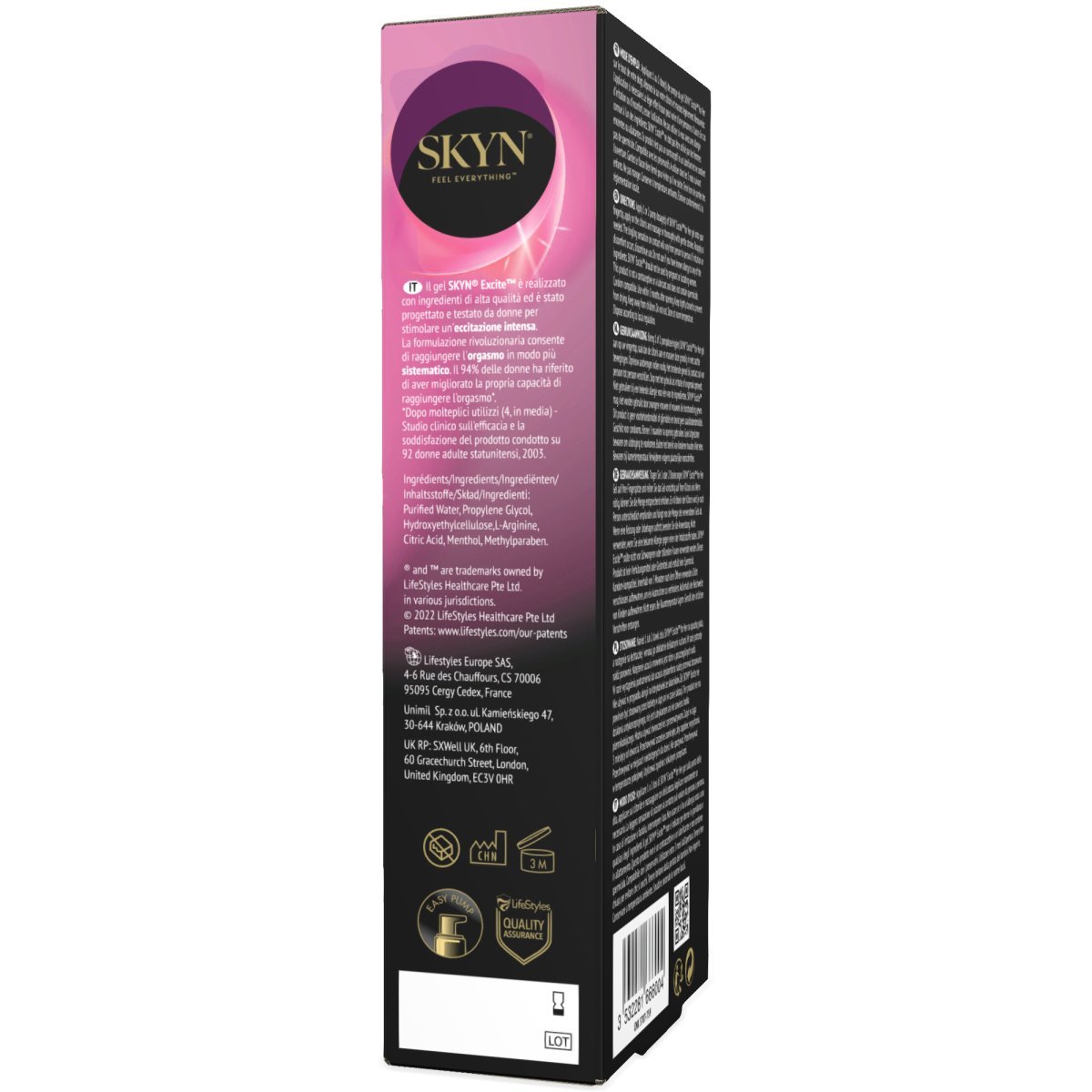 SKYN® Excite For Her - manixshopfr - Gel stimulant, 15 ml, femme