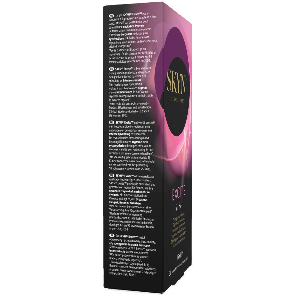 SKYN® Excite For Her - manixshopfr - Gel stimulant, 15 ml, femme