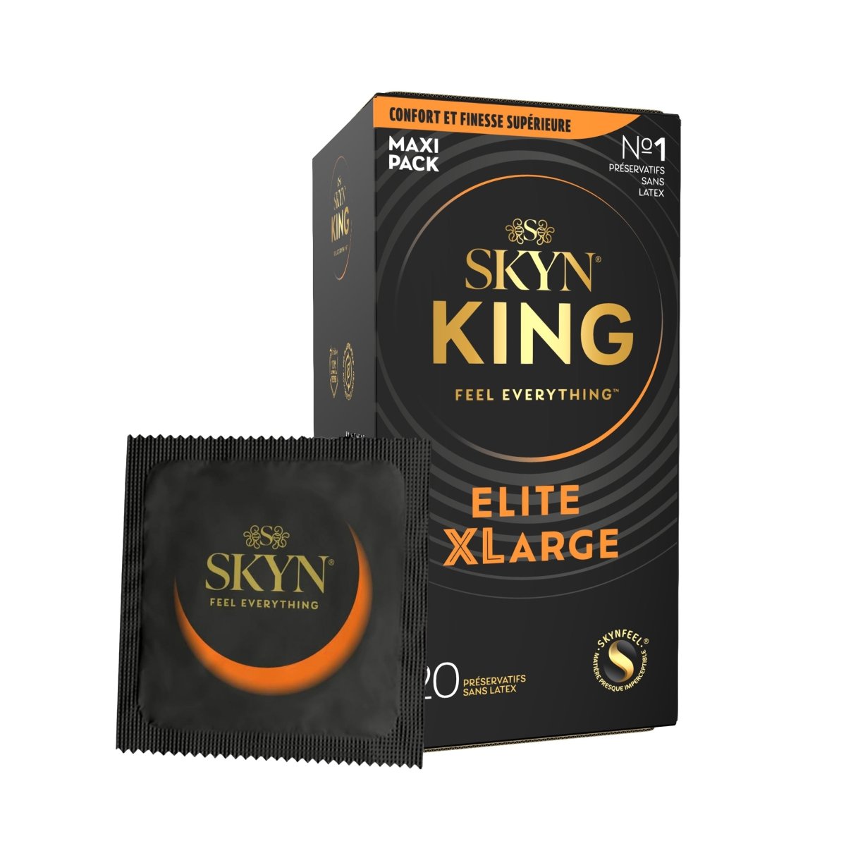 SKYN KING Elite XLarge - Grande Taille & Ultra Fin - ManixShop - Préservatifs