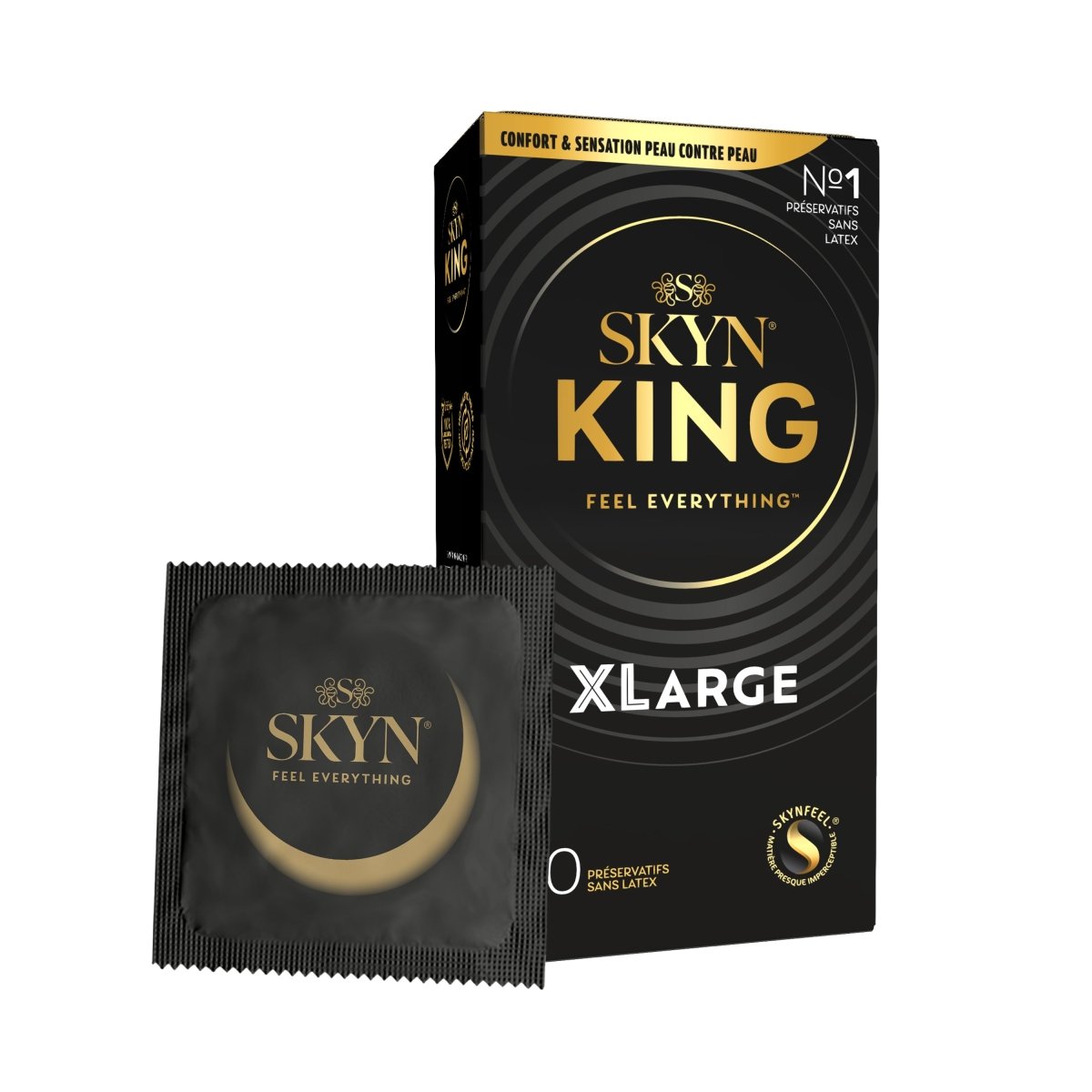 SKYN KING XLarge - Grande Taille - ManixShop - Préservatif sans latex grande taille