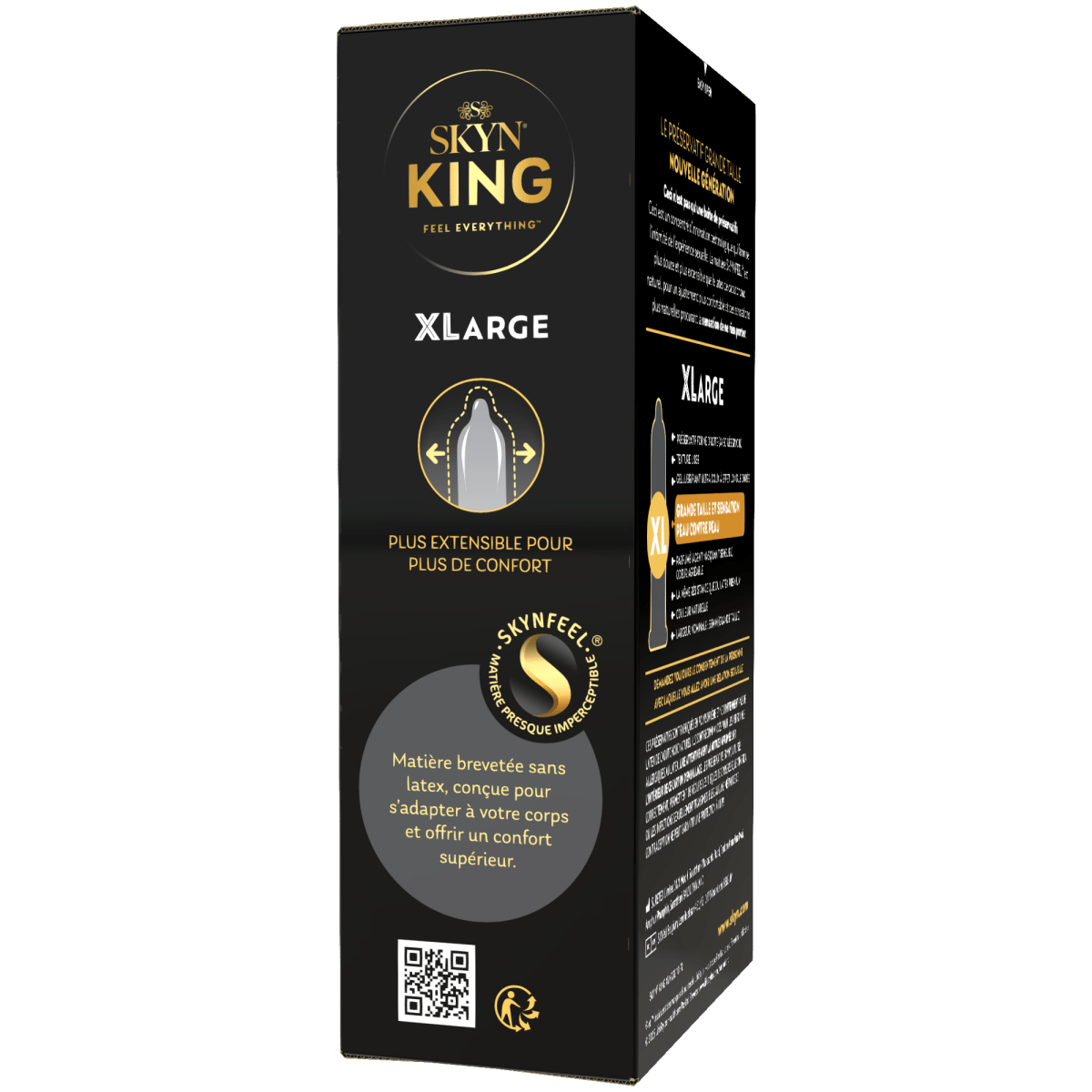 SKYN KING XLarge Pack 90 Sans Latex - ManixShop - Préservatif grande taille