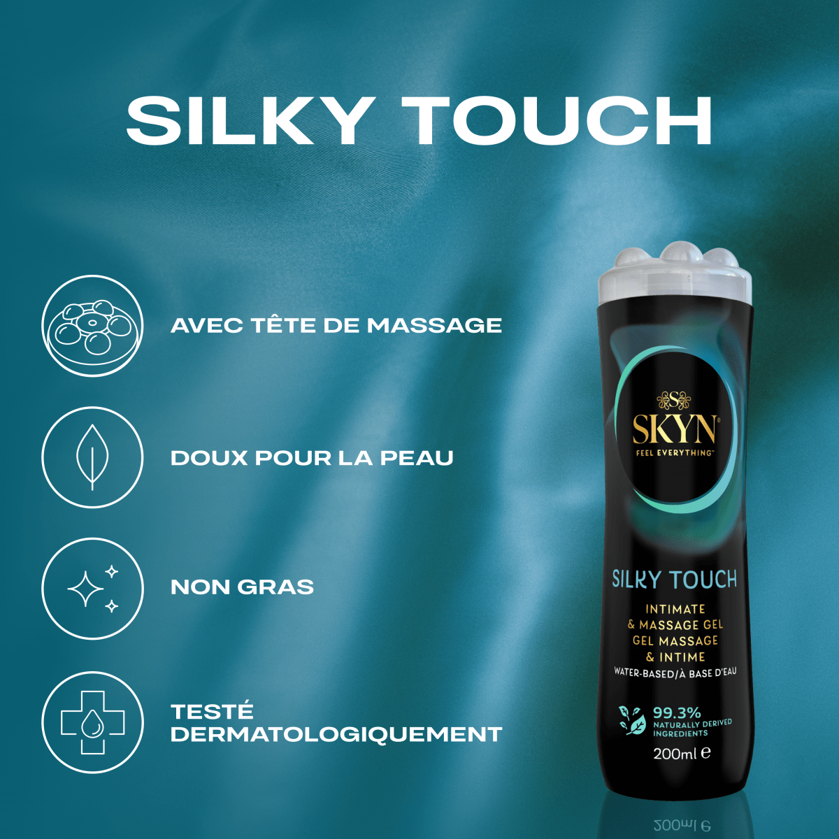 SKYN® Silky Touch 3 - in - 1 Massage - ManixShop - Gel Intime & Massage 2 en 1