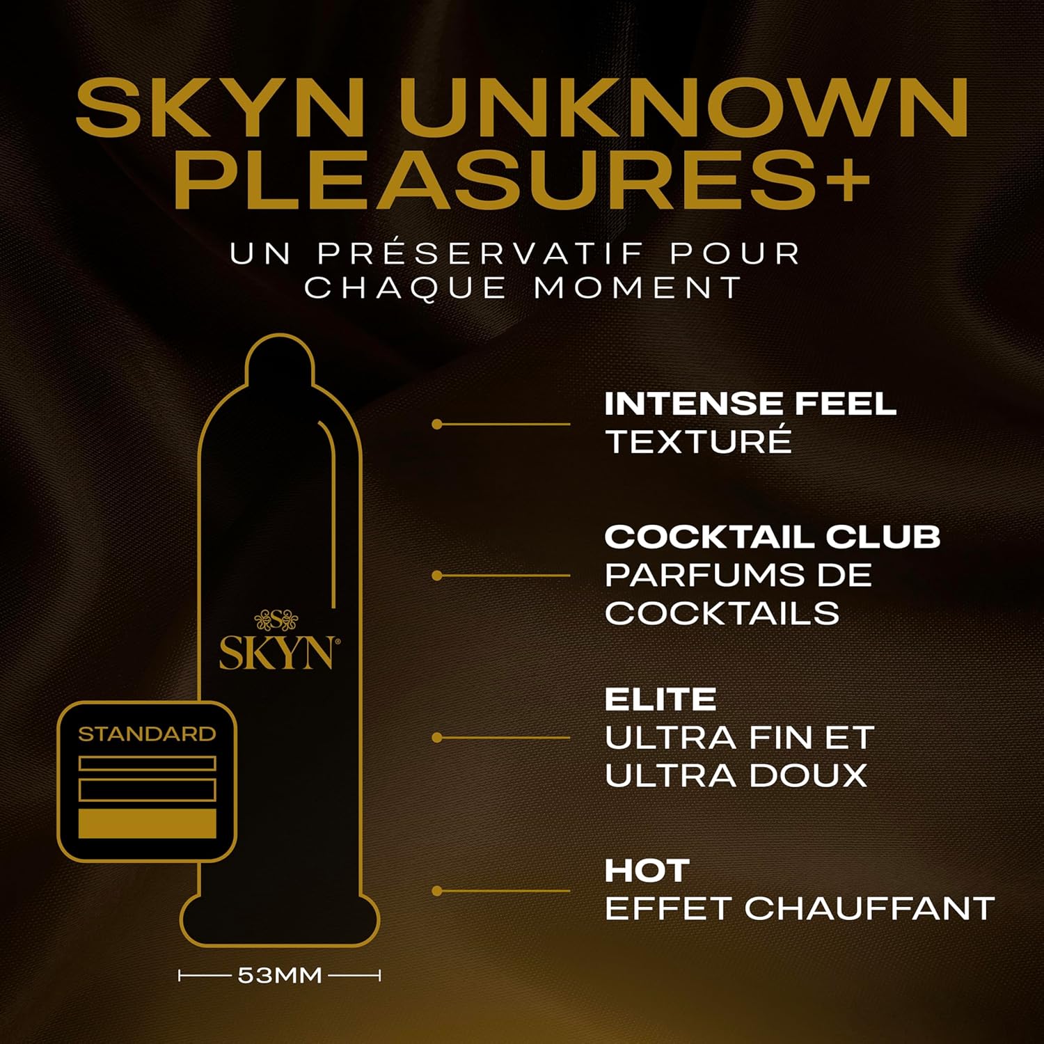 SKYN® Unknow Pleasures - manixshopfr - Préservatifs sans latex 42